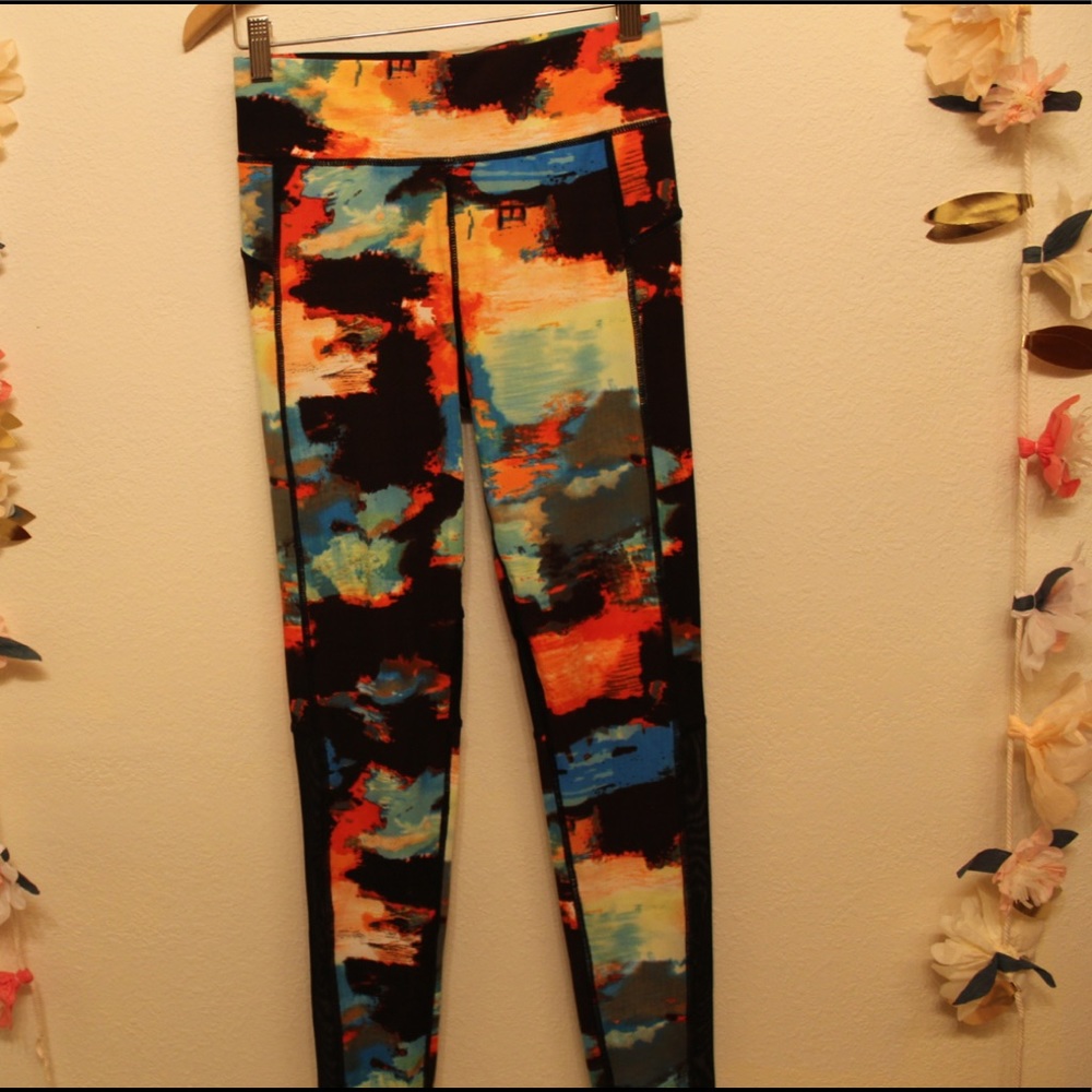 Workout Women’s Small Colorful Leggings